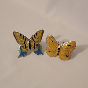 2 Butterfly Napkin Rings